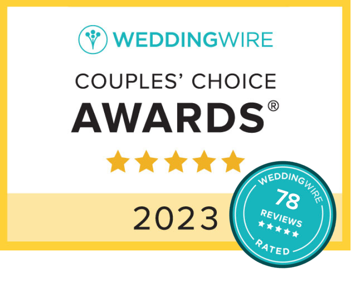 weddingwire couple's choice award for 2023